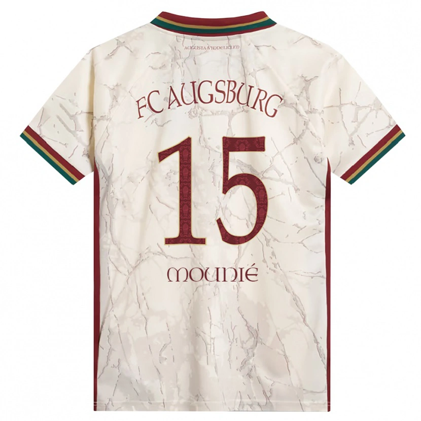 Danxen Women Steve Mounié #15 Green Rice White Burgundy Home Jersey 2026/27 T-Shirt