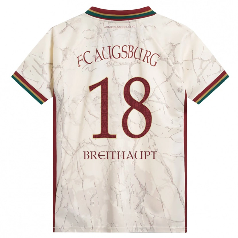 Danxen Women Tim Breithaupt #18 Green Rice White Burgundy Home Jersey 2026/27 T-Shirt