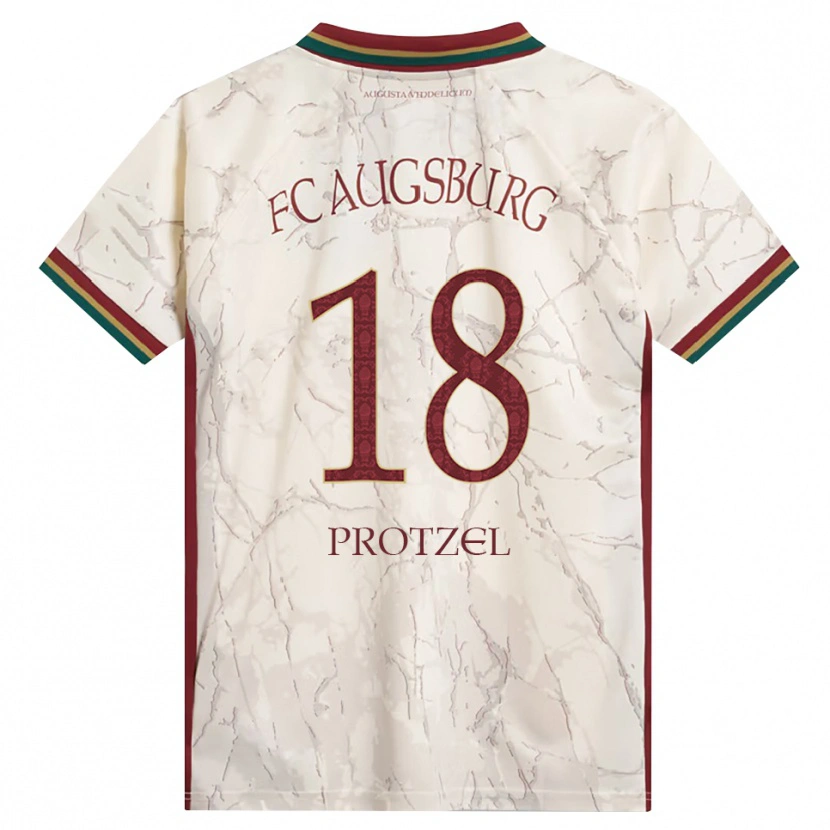 Danxen Women Ann-Sophie Protzel #18 Green Rice White Burgundy Home Jersey 2026/27 T-Shirt