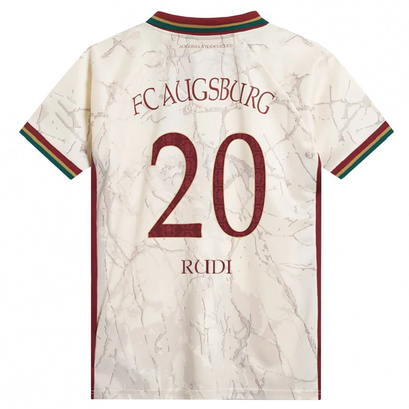 Danxen Women Rafael Rudi #20 Green Rice White Burgundy Home Jersey 2026/27 T-Shirt