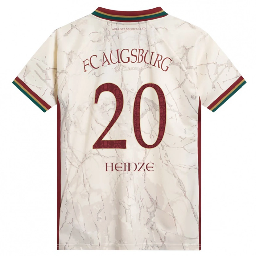 Danxen Women Fynn Heinze #20 Green Rice White Burgundy Home Jersey 2026/27 T-Shirt