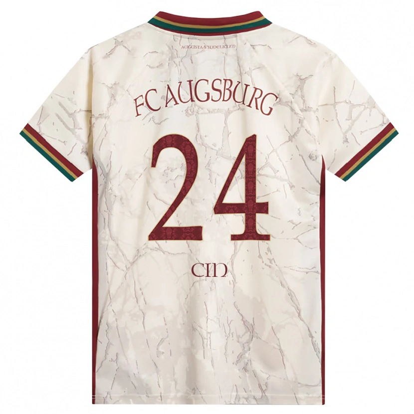 Danxen Women Muhammed Cin #24 Green Rice White Burgundy Home Jersey 2026/27 T-Shirt