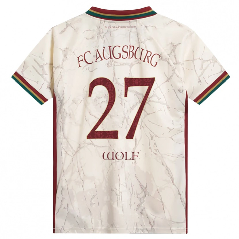 Danxen Women Marius Wolf #27 Green Rice White Burgundy Home Jersey 2026/27 T-Shirt