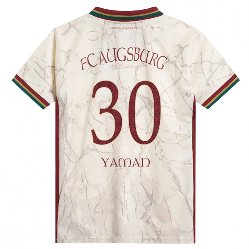 Danxen Women Kerim Yaman #30 Green Rice White Burgundy Home Jersey 2026/27 T-Shirt