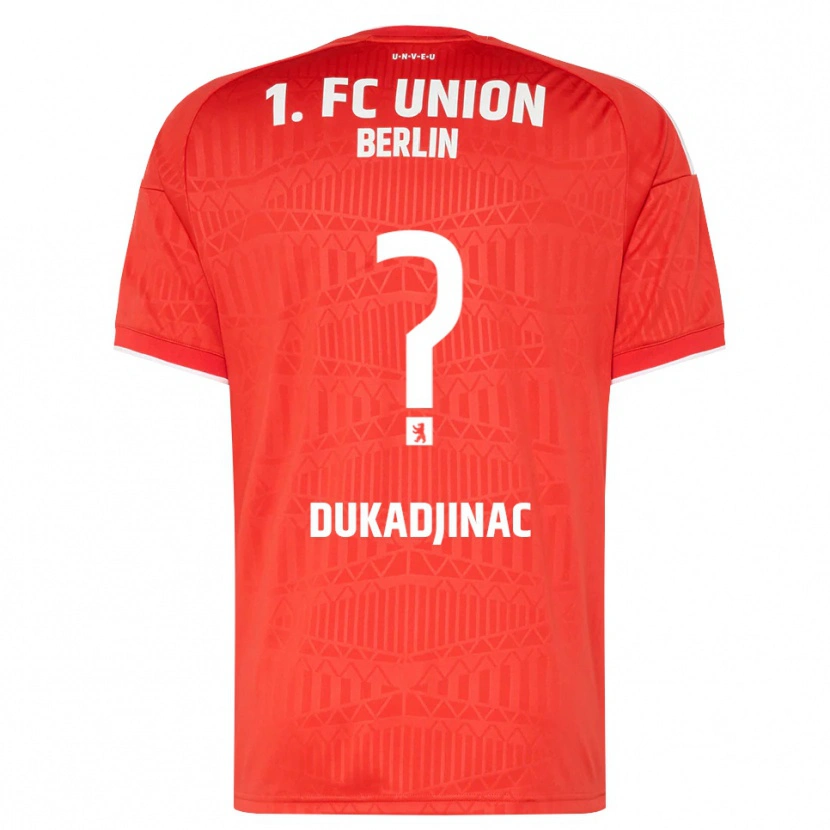 Danxen Women Tarik Dukadjinac #0 Red White Home Jersey 2026/27 T-Shirt