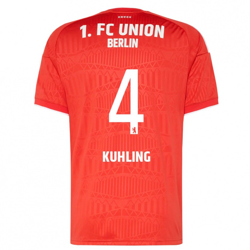 Danxen Women Ole Kühling #4 Red White Home Jersey 2026/27 T-Shirt
