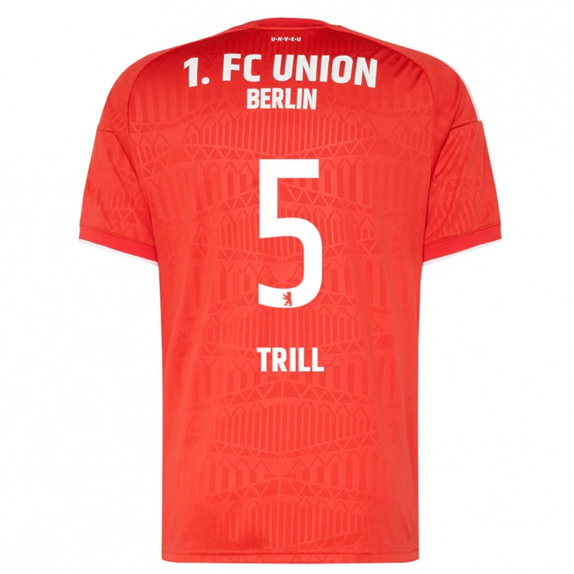 Danxen Women Santiago Trill #5 Red White Home Jersey 2026/27 T-Shirt