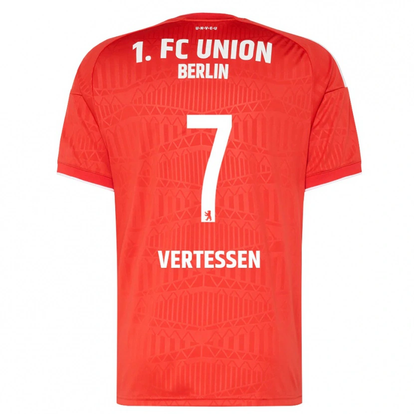 Danxen Women Yorbe Vertessen #7 Red White Home Jersey 2026/27 T-Shirt