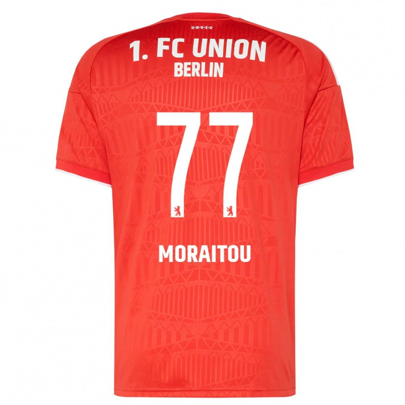 Danxen Women Athanasia Moraitou #77 Red White Home Jersey 2026/27 T-Shirt