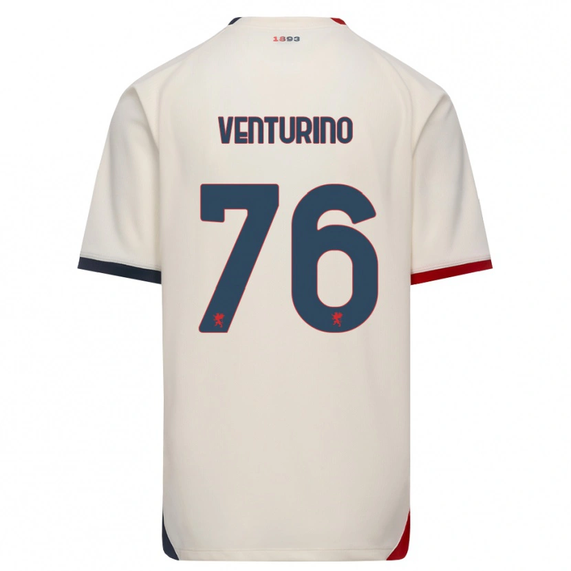 Danxen Women Lorenzo Venturino #76 Off-White Red Away Jersey 2026/27 T-Shirt