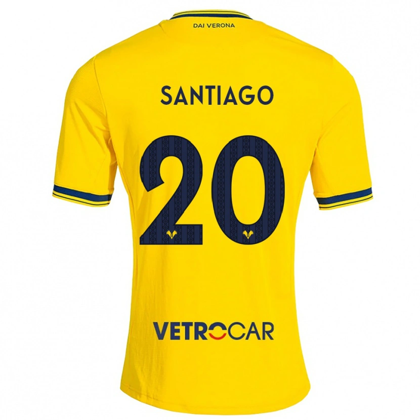 Danxen Women Yellu Santiago #20 Yellow Red Away Jersey 2026/27 T-Shirt