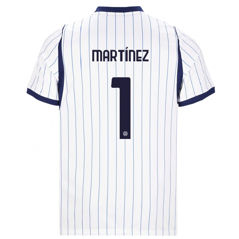 Danxen Women Josep Martínez #1 White Navy Blue Away Jersey 2026/27 T-Shirt