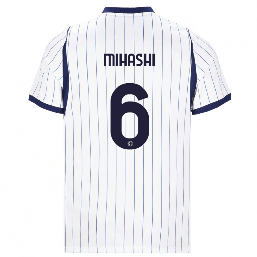 Danxen Women Mana Mihashi #6 White Navy Blue Away Jersey 2026/27 T-Shirt