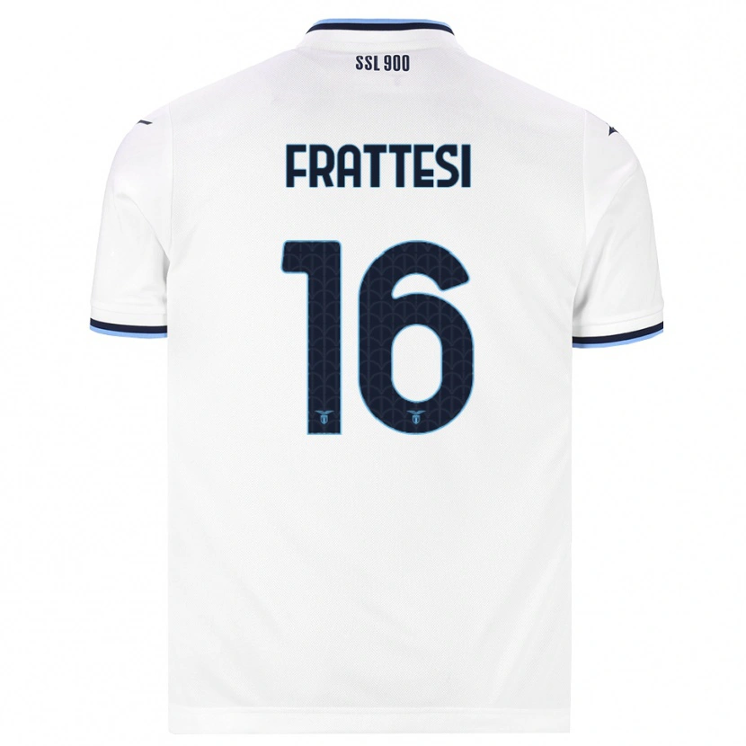 Danxen Women Davide Frattesi #16 White Navy Blue Away Jersey 2026/27 T-Shirt
