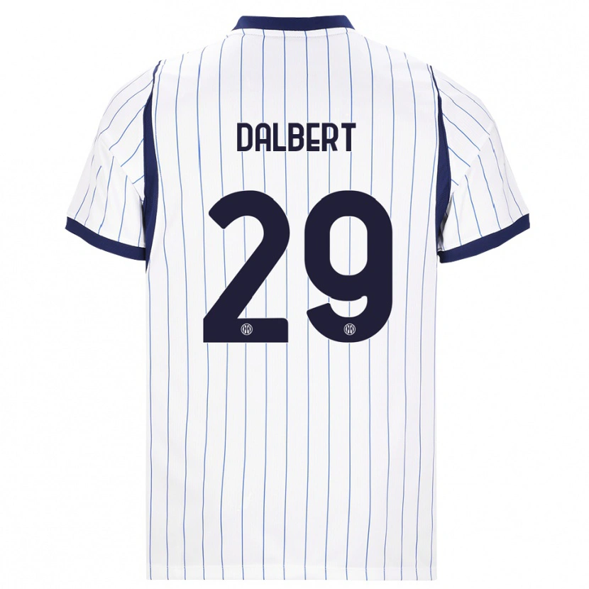 Danxen Women Dalbert #29 White Navy Blue Away Jersey 2026/27 T-Shirt