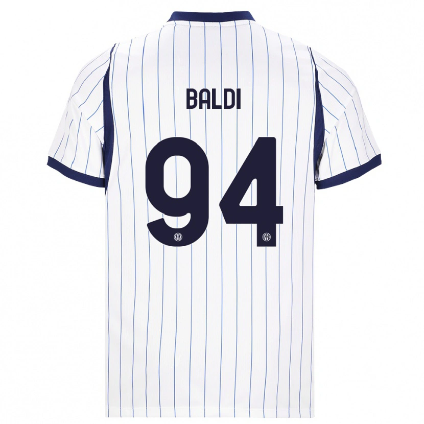 Danxen Women Rachele Baldi #94 White Navy Blue Away Jersey 2026/27 T-Shirt