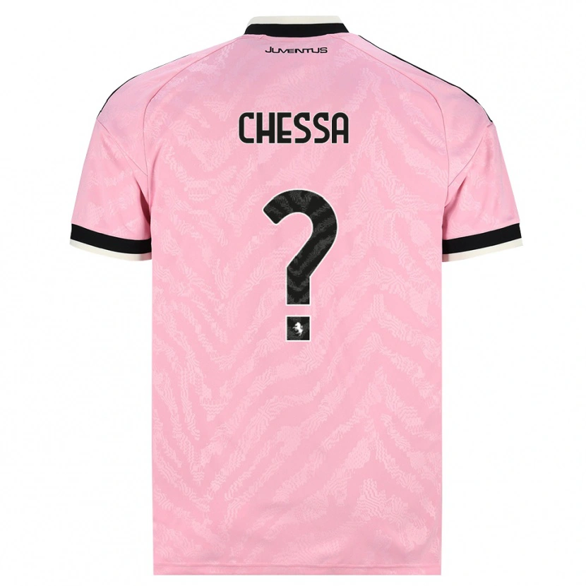 Danxen Women Stefano Chessa #0 Pink Black Away Jersey 2026/27 T-Shirt