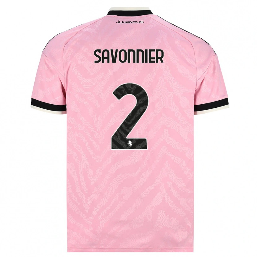 Danxen Women Nelson Savonnier #2 Pink Black Away Jersey 2026/27 T-Shirt