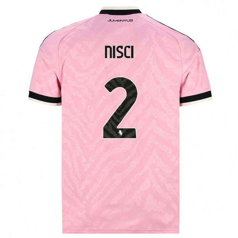 Danxen Women Alessandro Nisci #2 Pink Black Away Jersey 2026/27 T-Shirt