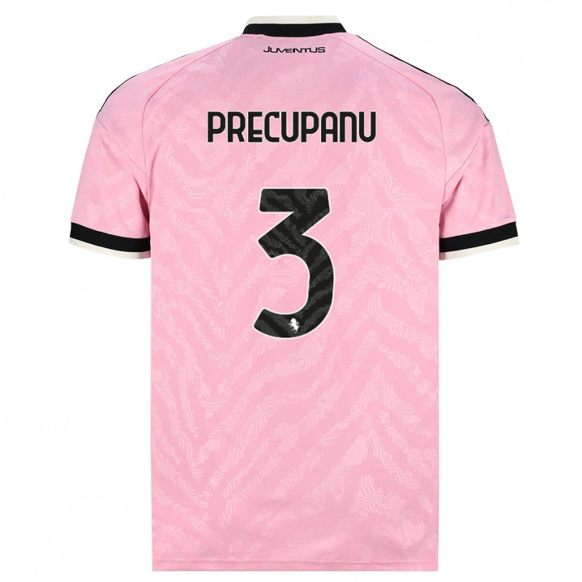 Danxen Women Stefano Precupanu #3 Pink Black Away Jersey 2026/27 T-Shirt
