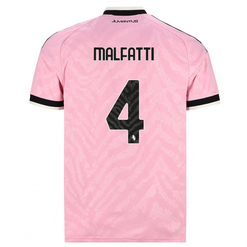Danxen Women Tiago Malfatti #4 Pink Black Away Jersey 2026/27 T-Shirt