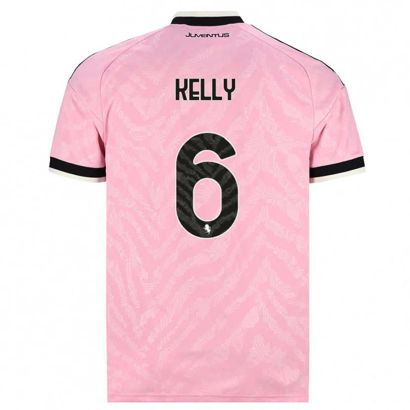 Danxen Women Lloyd Kelly #6 Pink Black Away Jersey 2026/27 T-Shirt