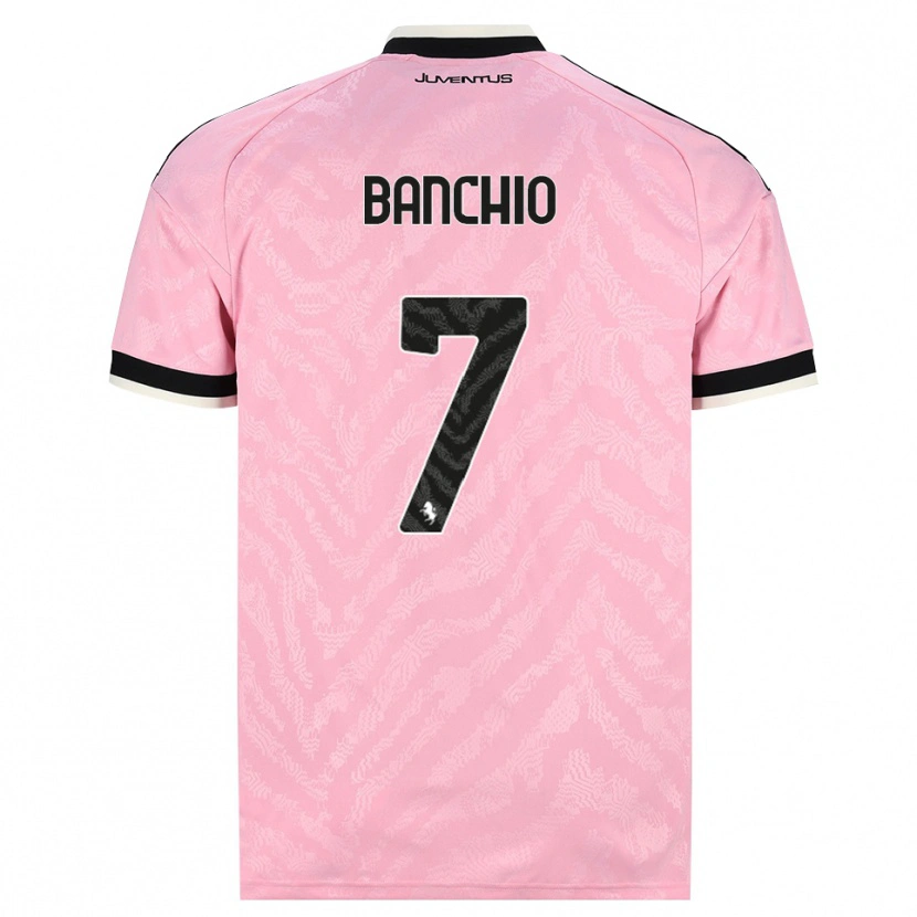 Danxen Women Gianluca Banchio #7 Pink Black Away Jersey 2026/27 T-Shirt
