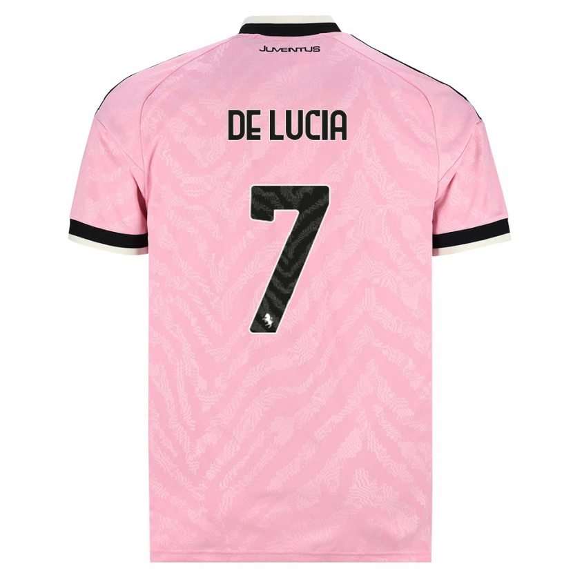 Danxen Women Raffaele De Lucia #7 Pink Black Away Jersey 2026/27 T-Shirt