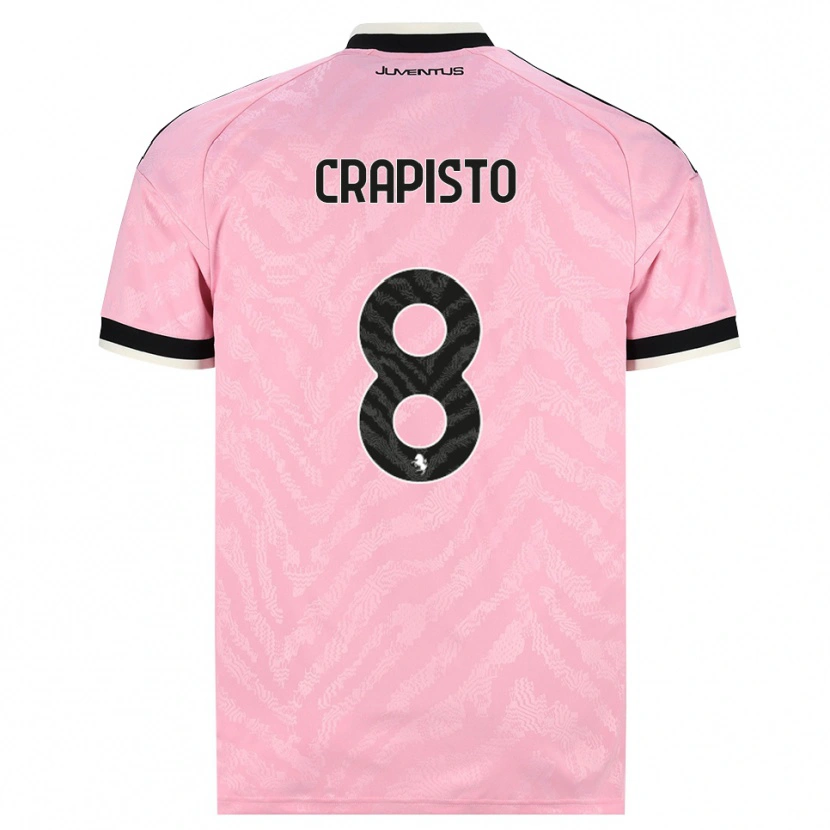 Danxen Women Francesco Crapisto #8 Pink Black Away Jersey 2026/27 T-Shirt