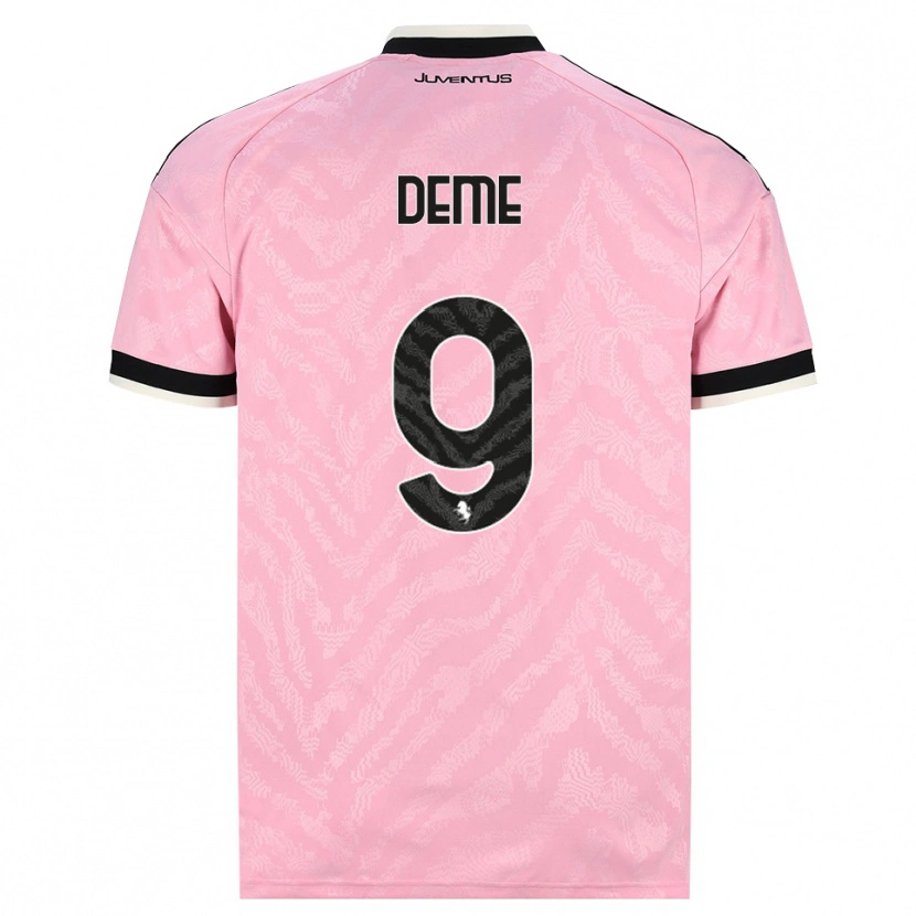 Danxen Women Serigne Deme #9 Pink Black Away Jersey 2026/27 T-Shirt
