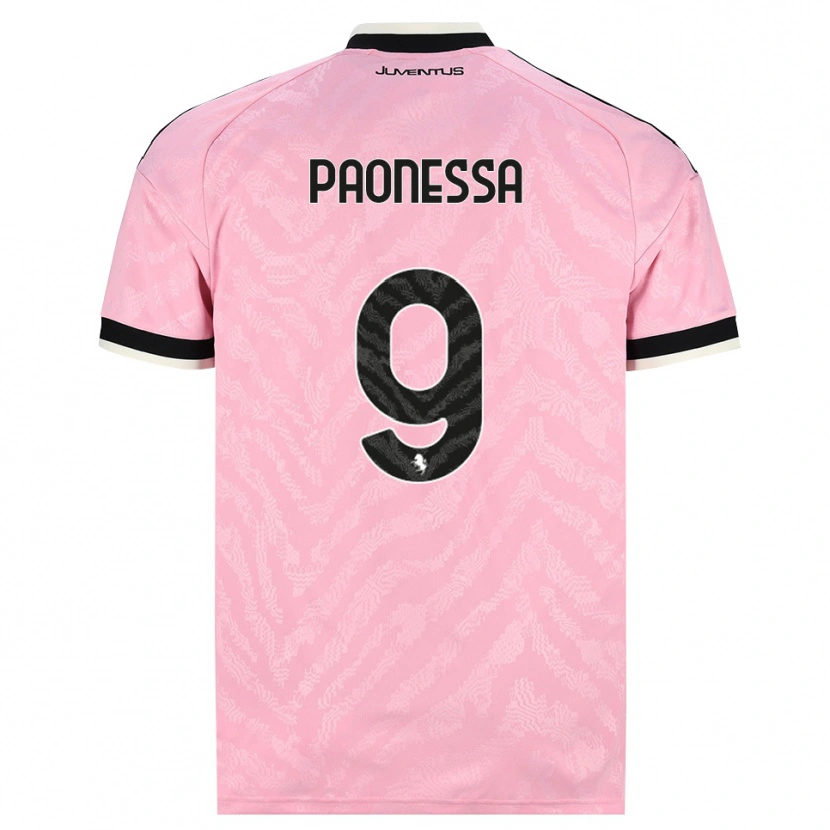 Danxen Women Riccardo Paonessa #9 Pink Black Away Jersey 2026/27 T-Shirt