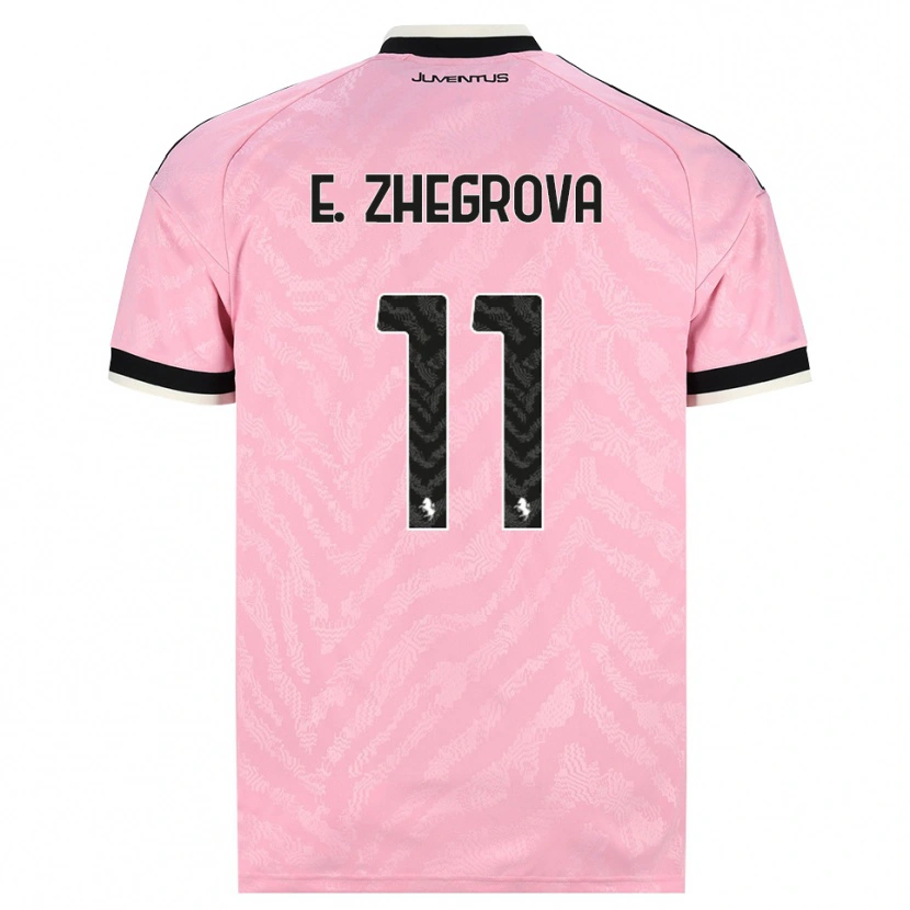 Danxen Women Edon Zhegrova #11 Pink Black Away Jersey 2026/27 T-Shirt