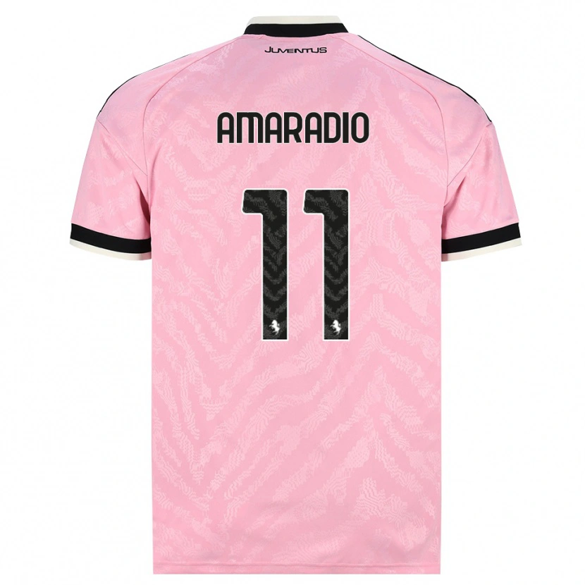 Danxen Women Luca Amaradio #11 Pink Black Away Jersey 2026/27 T-Shirt