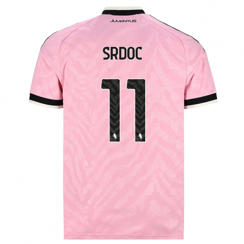Danxen Women Ivano Srdoc #11 Pink Black Away Jersey 2026/27 T-Shirt