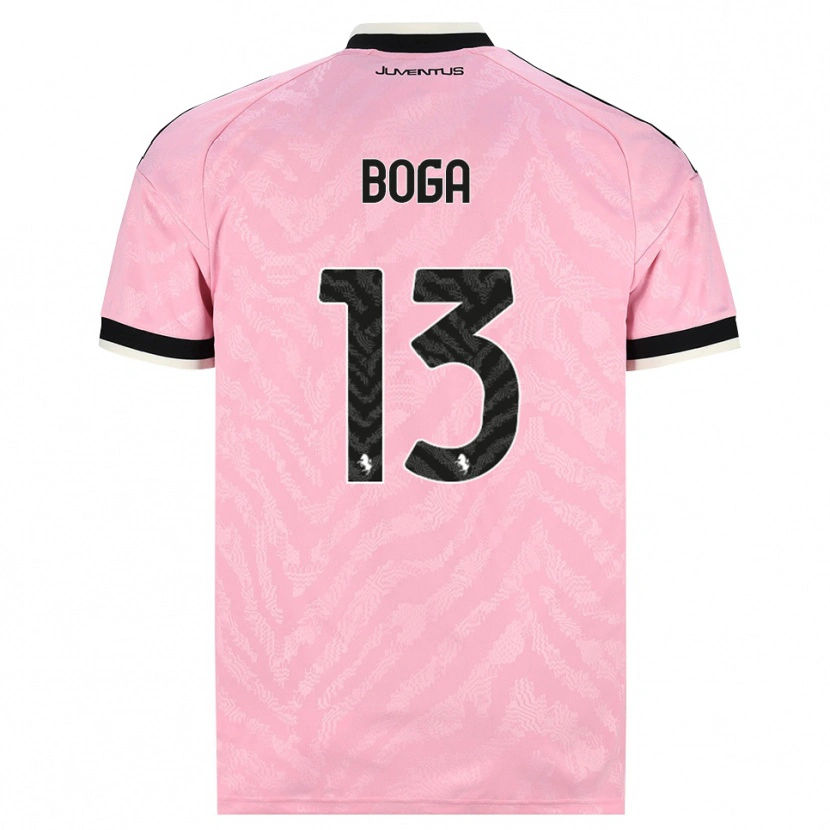 Danxen Women Jérémie Boga #13 Pink Black Away Jersey 2026/27 T-Shirt