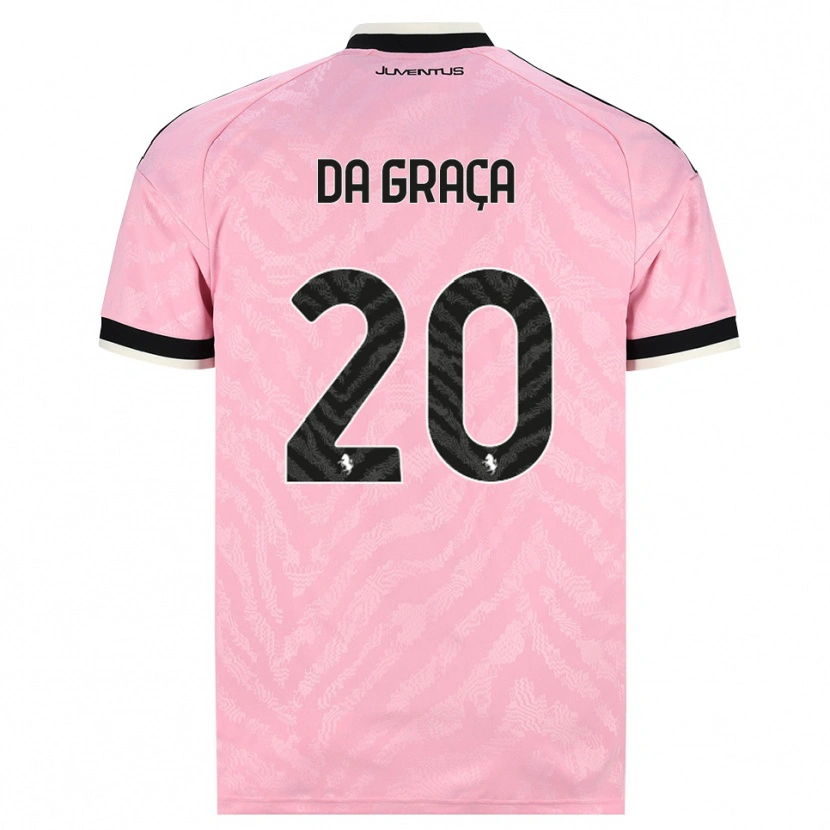Danxen Women Cosimo Da Graça #20 Pink Black Away Jersey 2026/27 T-Shirt
