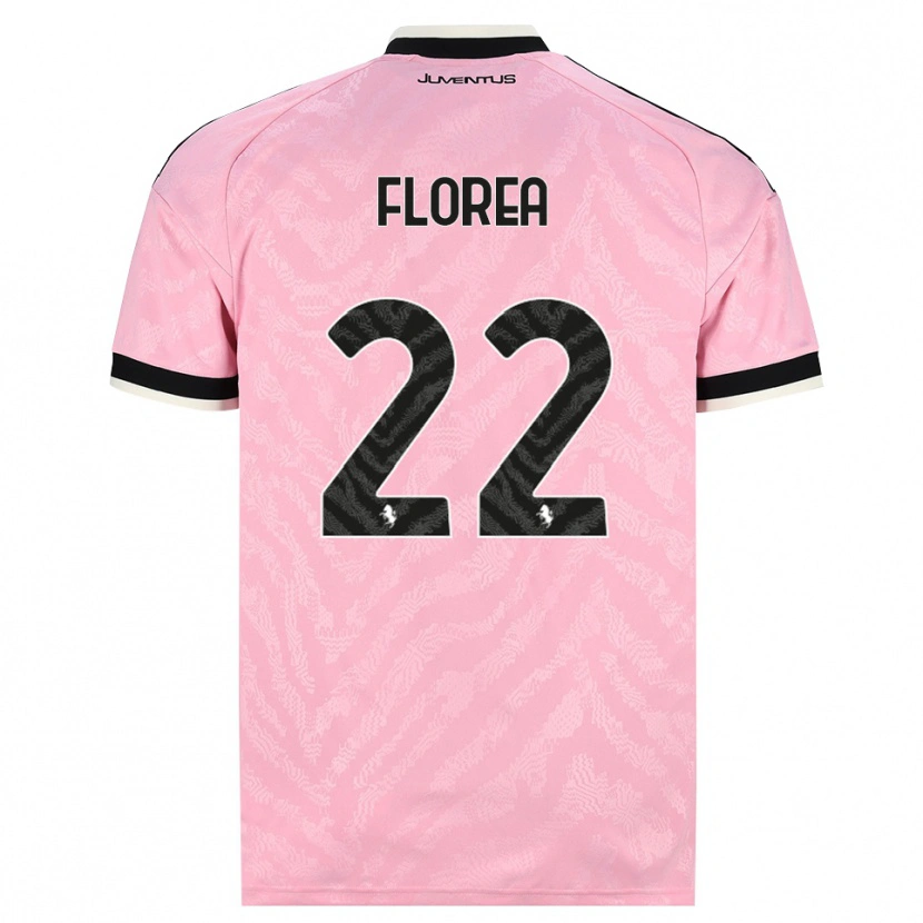 Danxen Women Andrei Florea #22 Pink Black Away Jersey 2026/27 T-Shirt