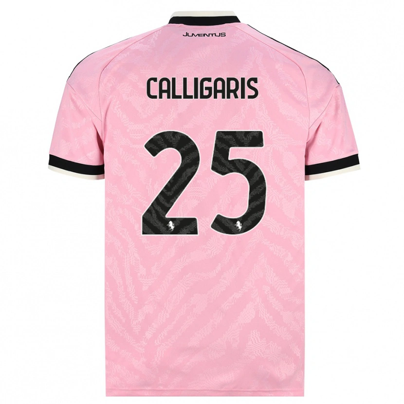 Danxen Women Viola Calligaris #25 Pink Black Away Jersey 2026/27 T-Shirt