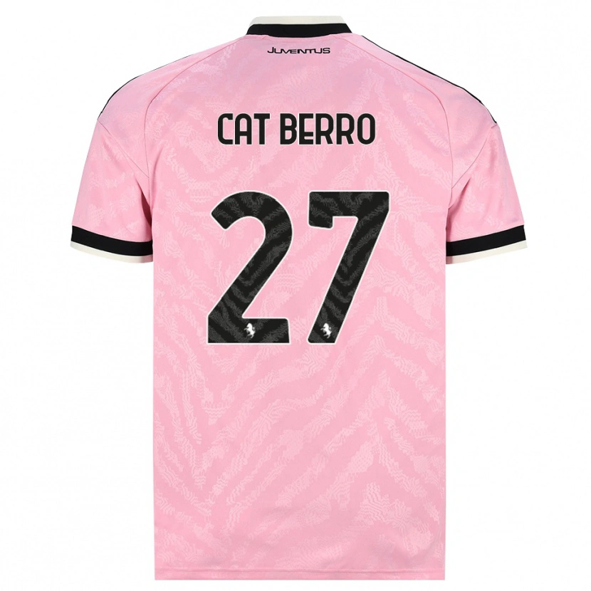Danxen Women Simone Cat Berro #27 Pink Black Away Jersey 2026/27 T-Shirt