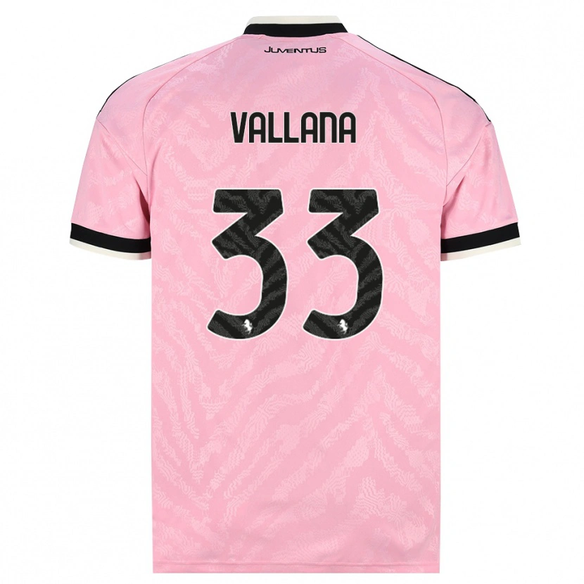 Danxen Women Edoardo Vallana #33 Pink Black Away Jersey 2026/27 T-Shirt