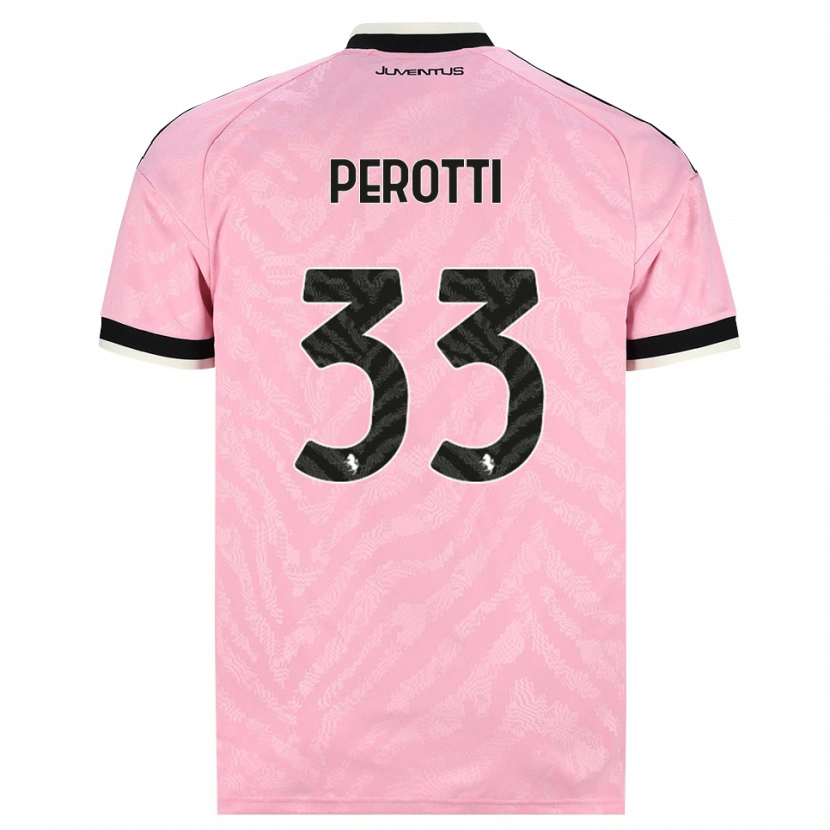 Danxen Women Clemente Perotti #33 Pink Black Away Jersey 2026/27 T-Shirt