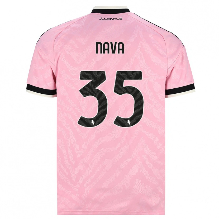 Danxen Women Sebastiano Nava #35 Pink Black Away Jersey 2026/27 T-Shirt