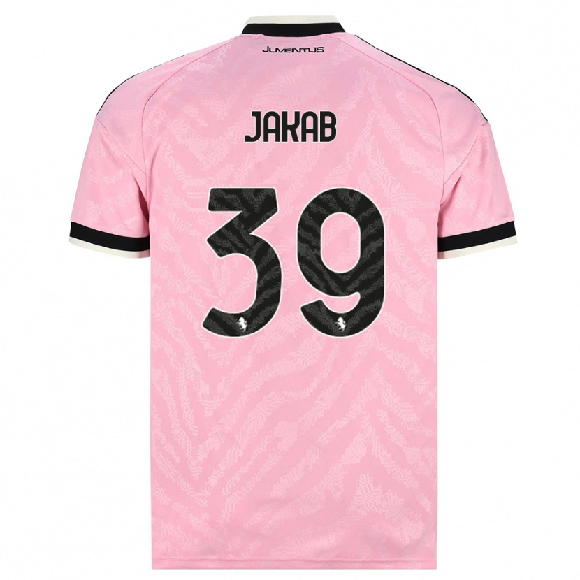 Danxen Women Mátyás Jakab #39 Pink Black Away Jersey 2026/27 T-Shirt