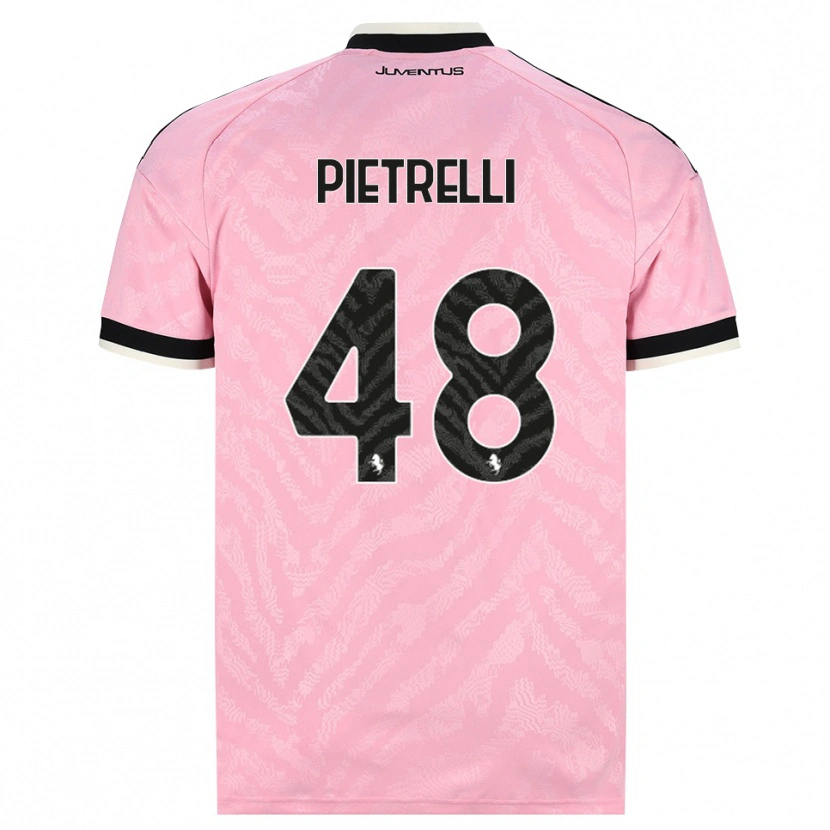 Danxen Women Alessandro Pietrelli #48 Pink Black Away Jersey 2026/27 T-Shirt