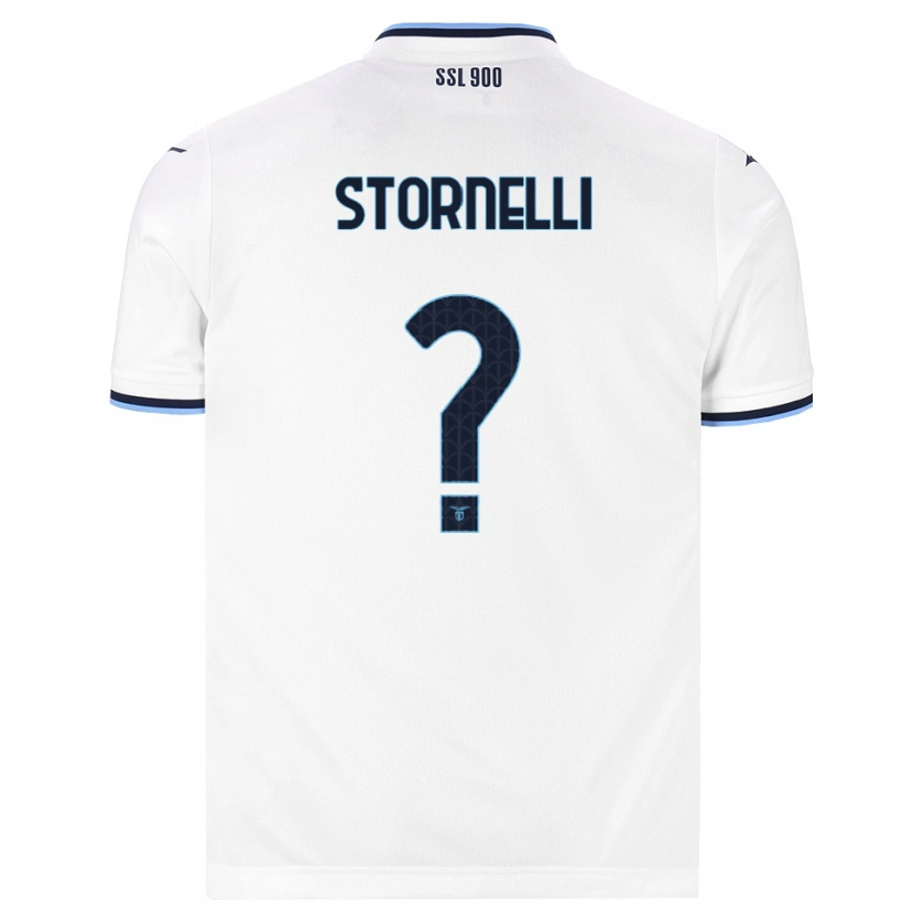 Danxen Women Matteo Stornelli #0 White Navy Blue Away Jersey 2026/27 T-Shirt