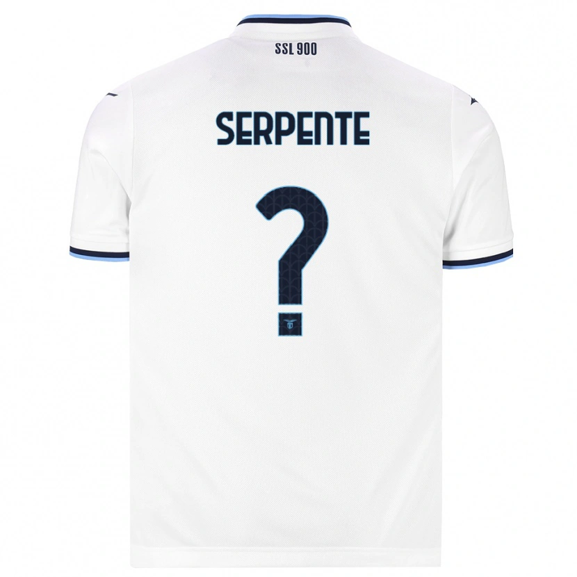 Danxen Women Fabiano Serpente #0 White Navy Blue Away Jersey 2026/27 T-Shirt