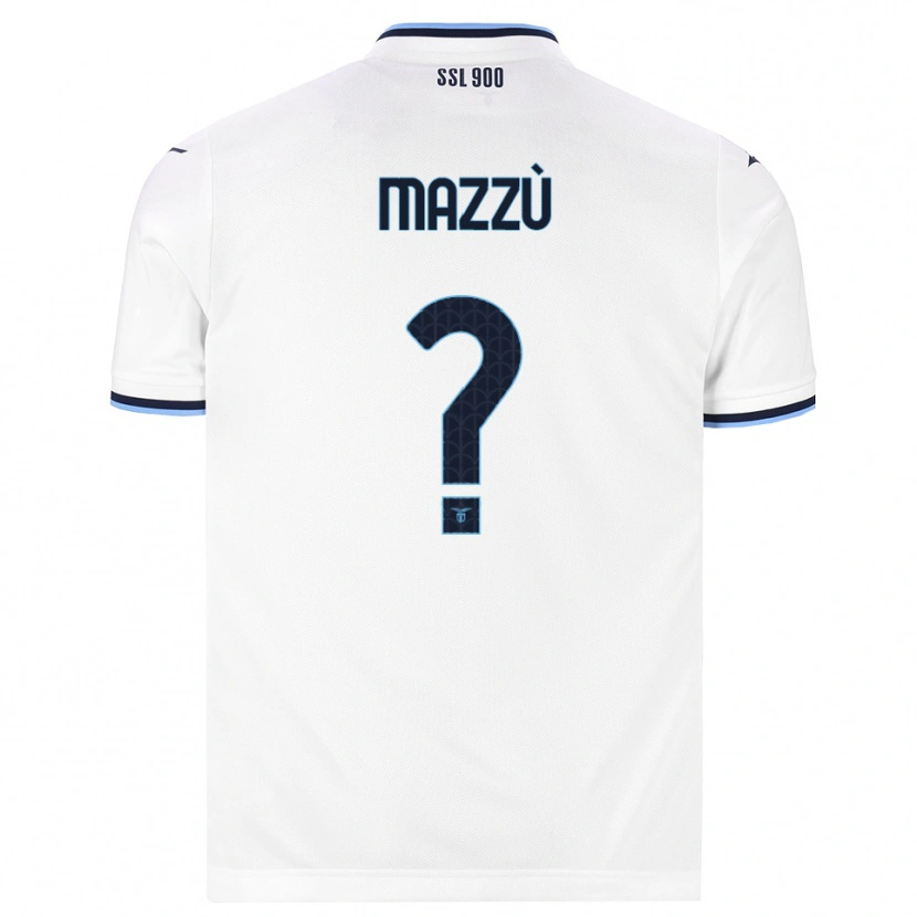 Danxen Women Domenico Mazzù #0 White Navy Blue Away Jersey 2026/27 T-Shirt