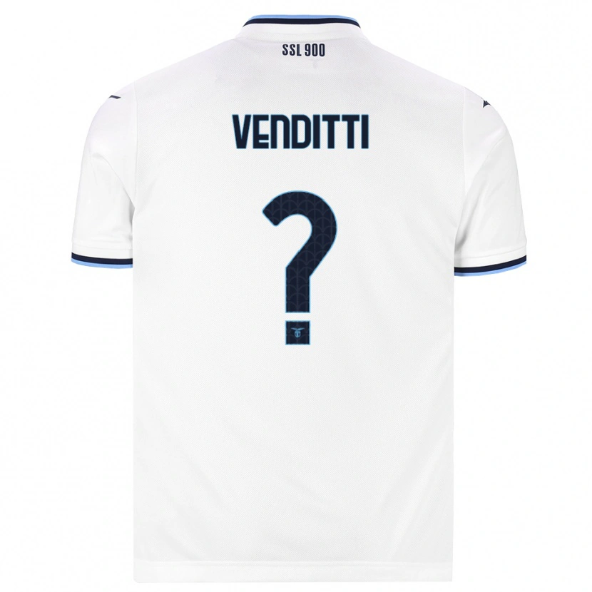 Danxen Women Pietro Venditti #0 White Navy Blue Away Jersey 2026/27 T-Shirt