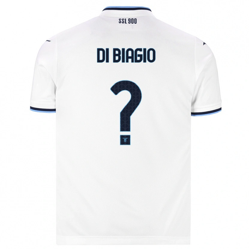 Danxen Women Simone Di Biagio #0 White Navy Blue Away Jersey 2026/27 T-Shirt