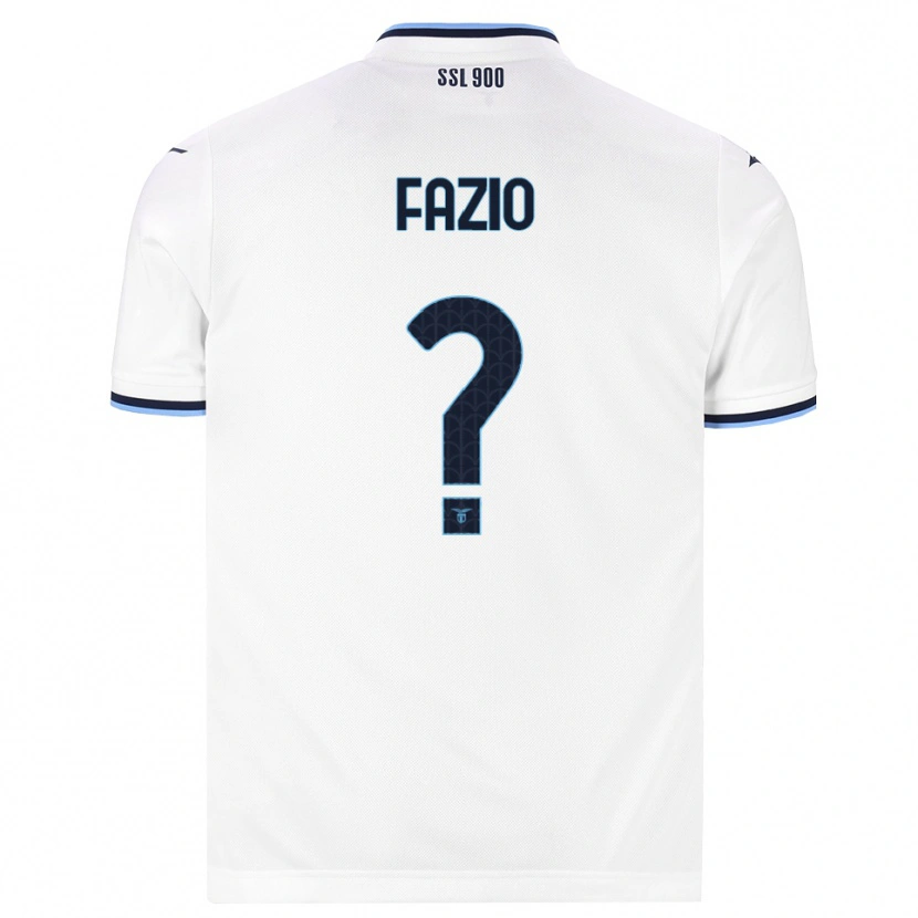 Danxen Women Francesco Fazio #0 White Navy Blue Away Jersey 2026/27 T-Shirt